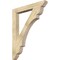 Ekena Millwork Olympic Slat Rough Sawn Bracket, Douglas Fir, 4"W x 34"D x 42"H BKT04X34X42OLY06RDF - alternate 1
